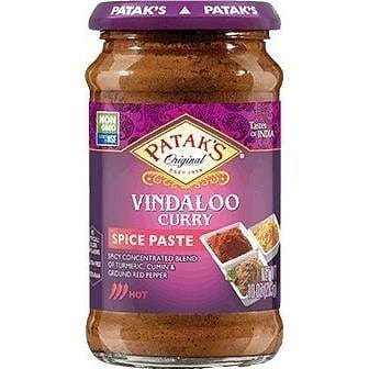 Patak's Vindaloo Curry Paste - Hot, 10 oz bottle 10 oz
