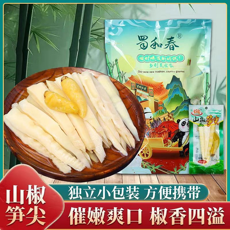 蜀和春 山椒笋尖 脆嫩爽口 椒香四溢28g*5袋