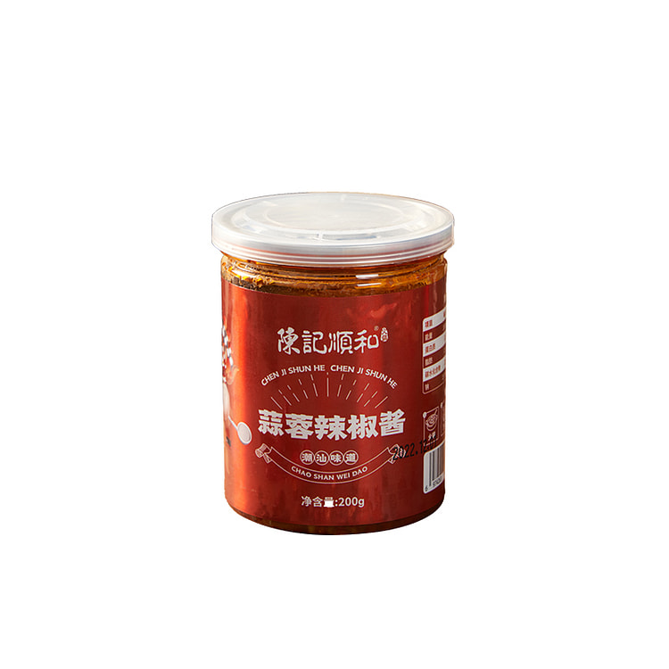 陈记顺和 辣椒酱调料调味火锅酱料 200g*1罐