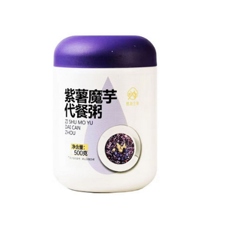 Purple sweet potato konjac porridge