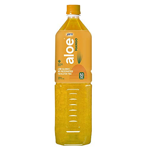 Jans – Aloe Vera Drink Mango 1.5 L – Pack of 3 1500 fl.oz*3 pack