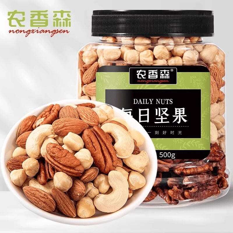 Nongxiangsen Daily Mixed Nuts and Dried Fruits 500 500 g
