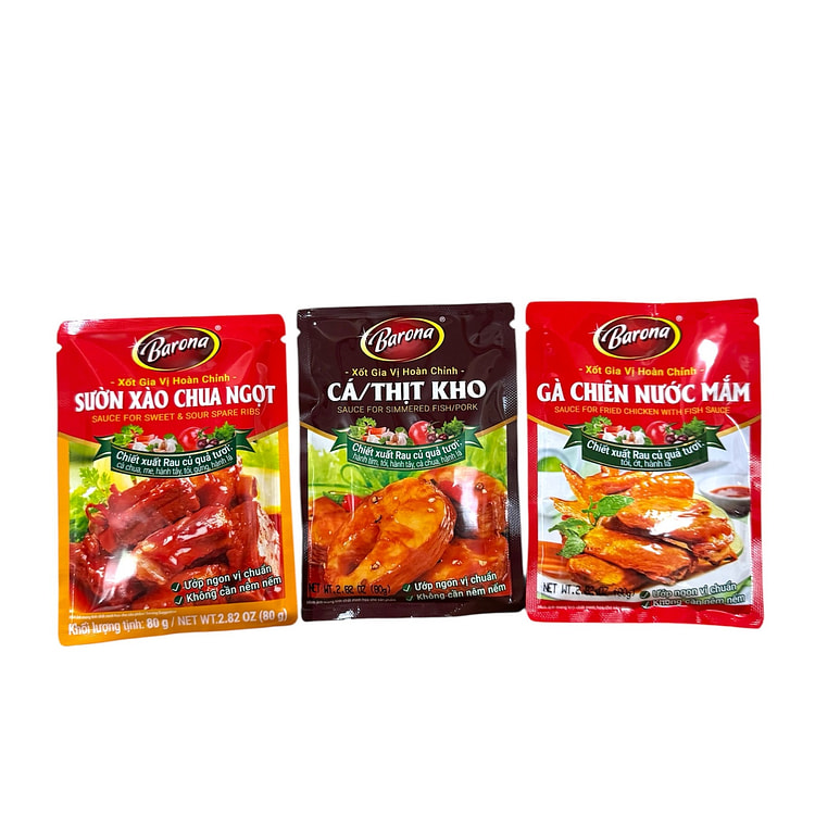 Barona Sauce Combo - 3 Best-Selling Flavors