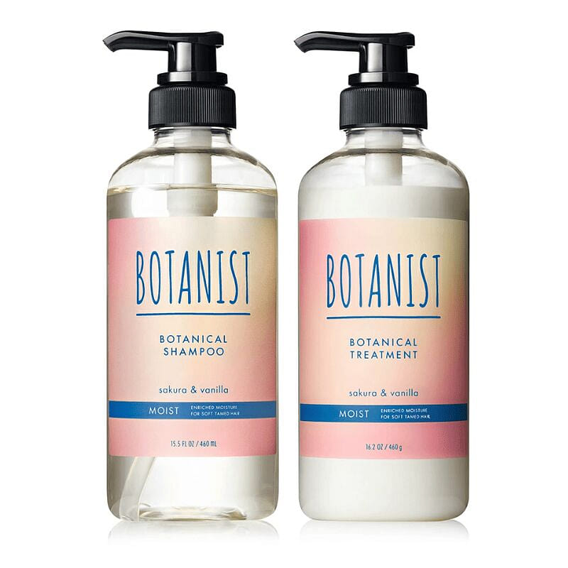 Botanist Moist Hair Care Set,Sakura&Vanilla Scent 1 each