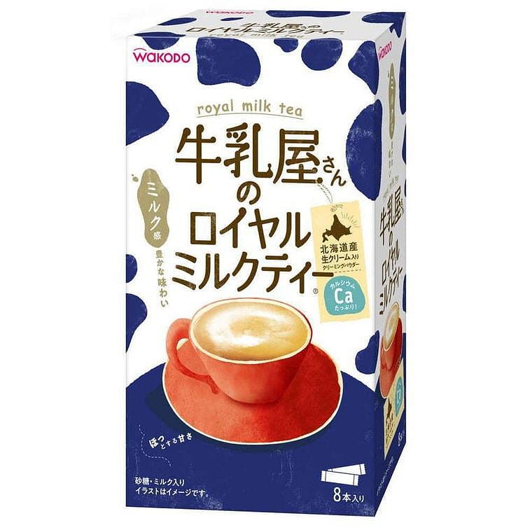 WAKODO Royal Milk Tea 13g*8bags 1 box