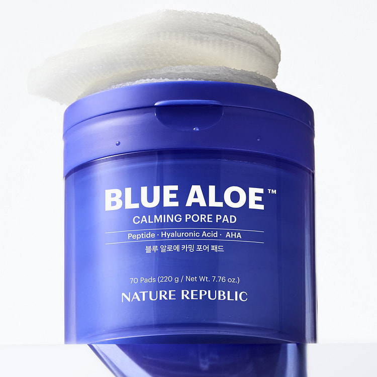 Nature Republic Blue Aloe Calming Pore Pad 7.76 oz