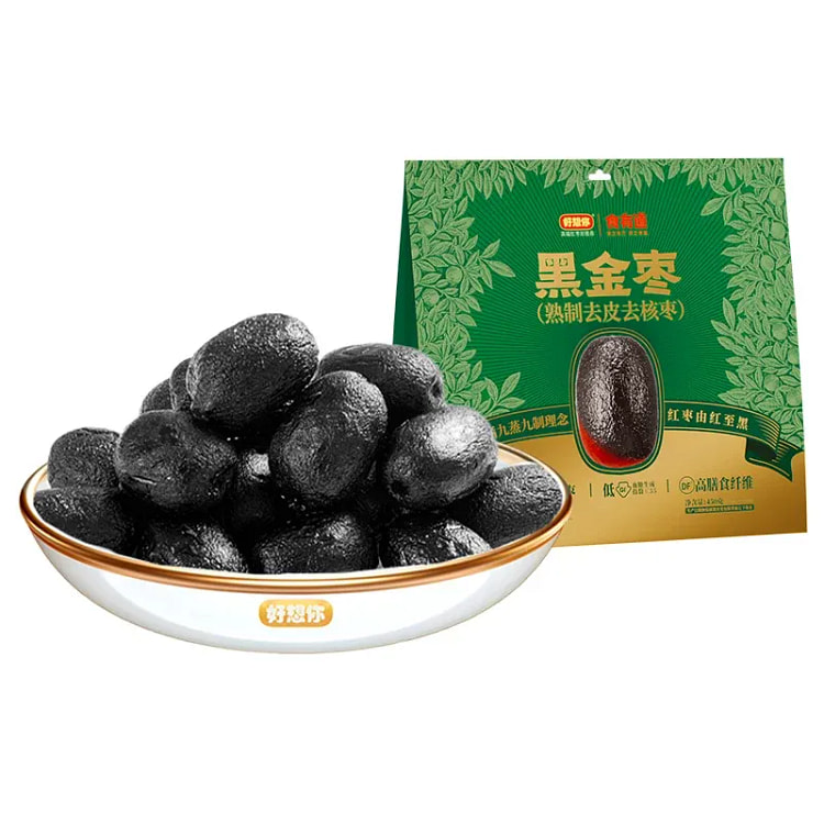 好想你黑金枣450g熟制去皮去核红枣九蒸九制枣 450 克