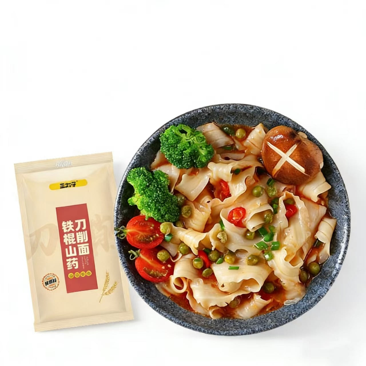 Iron Stick Yam Knife-Shaved Noodles, Mixed Noodles 400 g