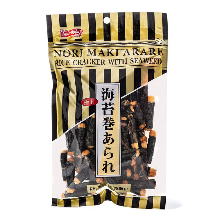 Shirakiku Nori Maki Arare 海藻米饼 3oz