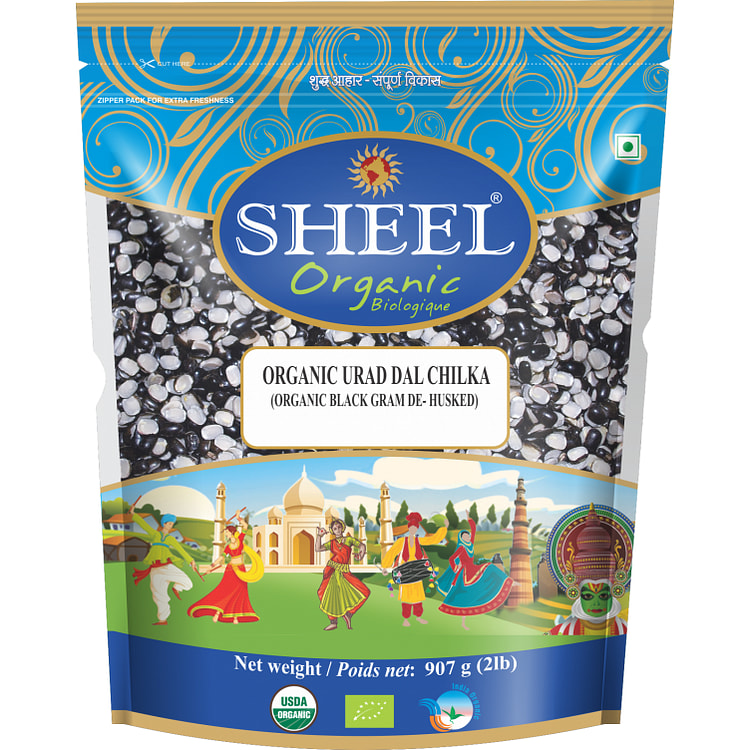 Organic Urad Dal Chilka - 2 Lb (907g)