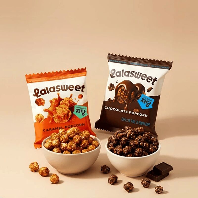 Lalasweet Low-Sugar Chocolate Popcorn 30g 1 pack - Weee!