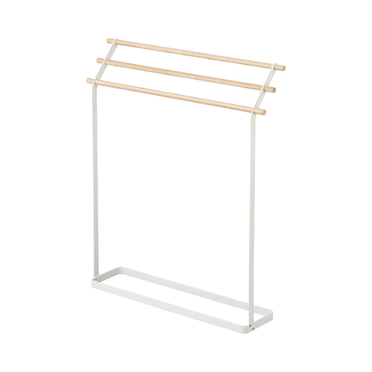 Bath Towel Rack (32" H)  - Steel + Wood