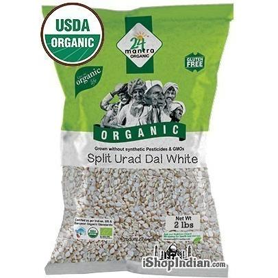 24 Mantra Organic Urad Dal Washed - 2 lbs 2 lb