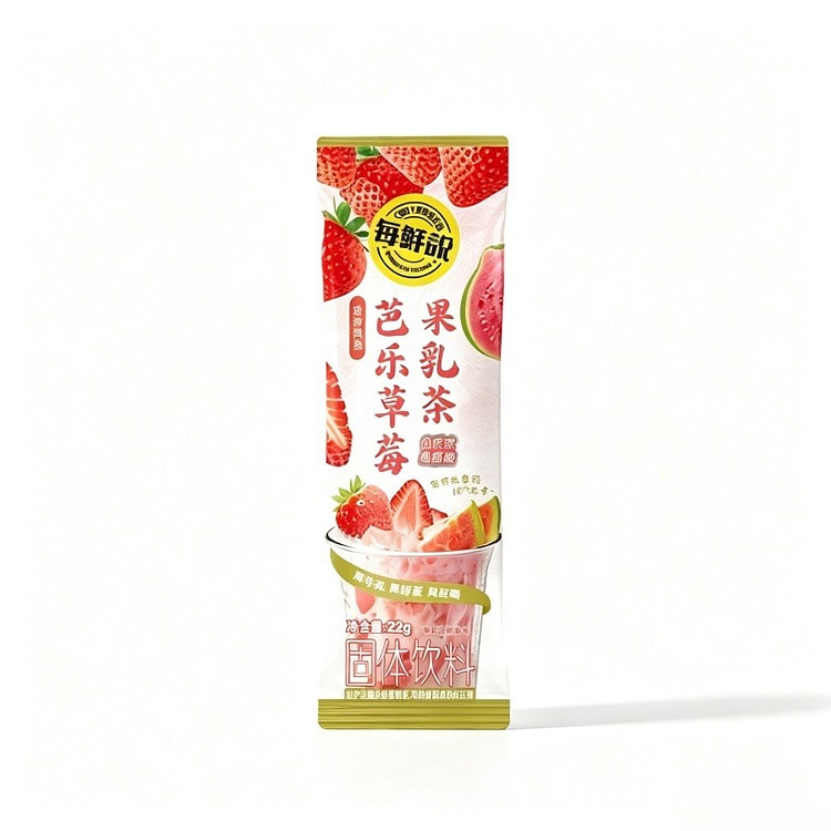 OH!FRESH Guava Strawberry Milk TeaInstant DrinkMix 22 g