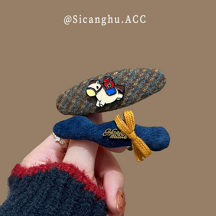 小马蝴蝶结发夹1对 30 克