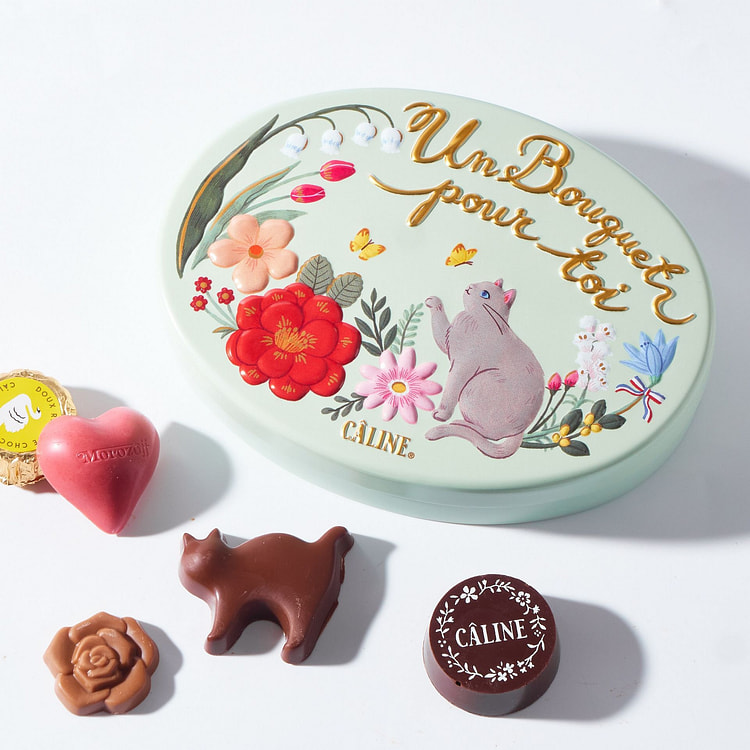 Flower Bouquet Chocolate Assortment (10 pieces)