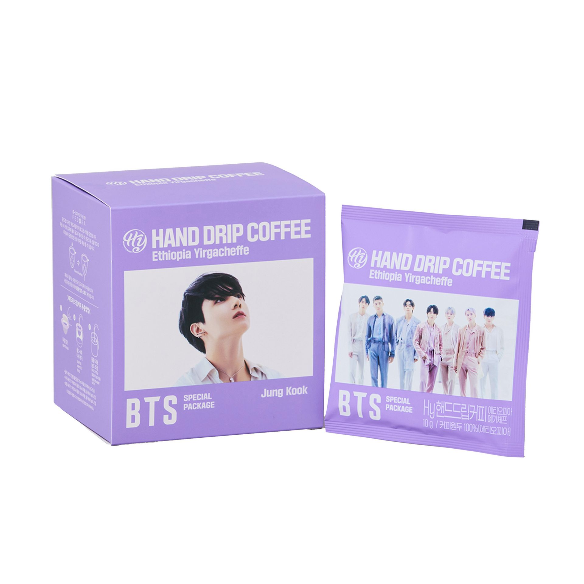 Get BTS Member New Hand Drip Ethiopia Yirgacheff Coffee (Jungkook