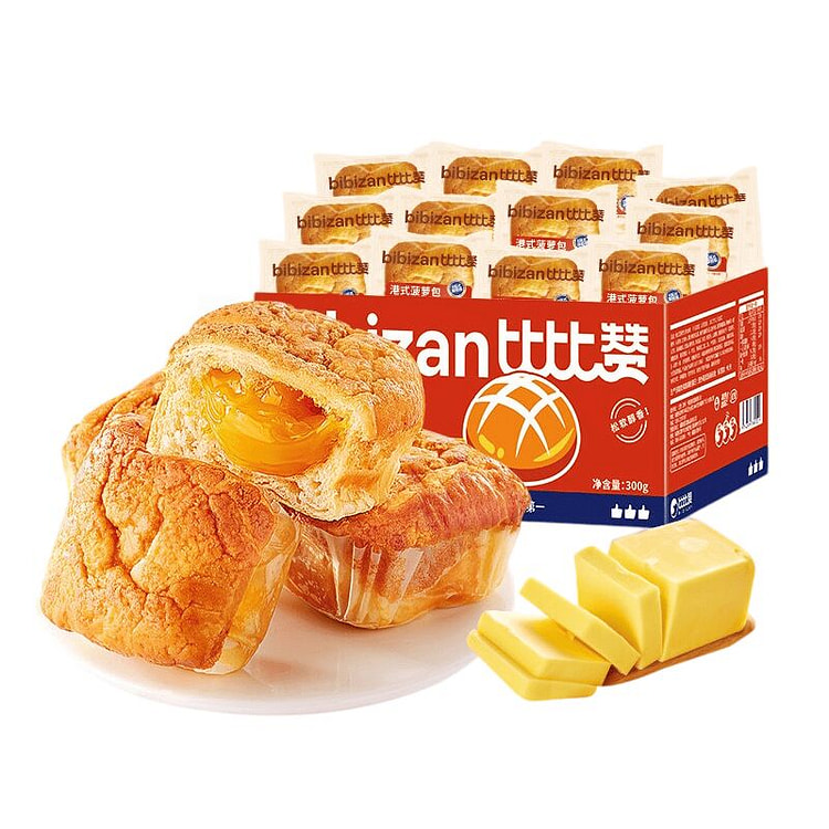 Hong Kong-style pineapple bun with butter flavor 300 g