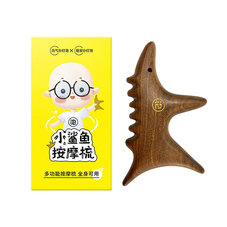 Wooden Meridian Massage Comb