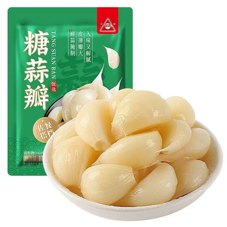 Chuanzhen Sweet Sour Pickled Garlic 250g 250 g
