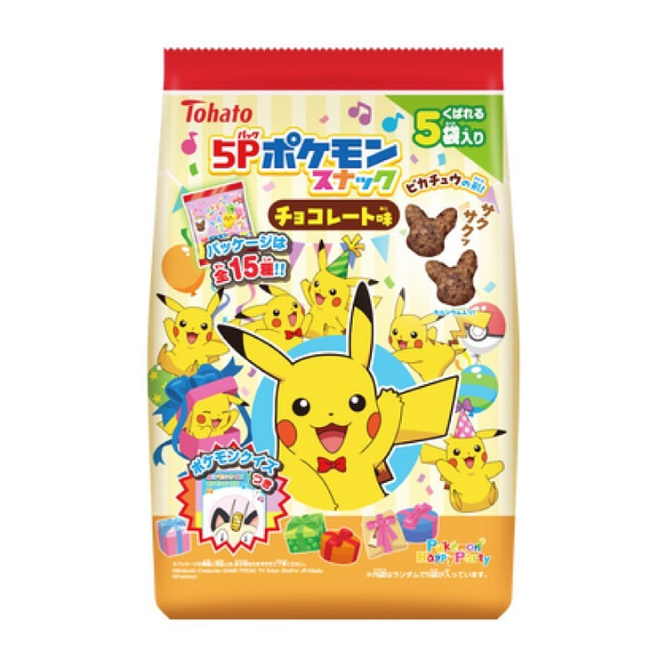 Tohato Pokemon Snack Chocolate 5P (80g)