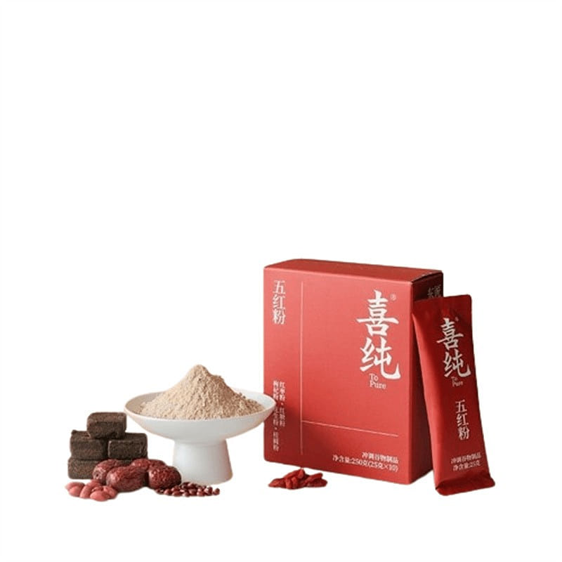 Five Red Powder, Red Date, Wolfberry, Five Red Soup No Boil 250g/box 250 g