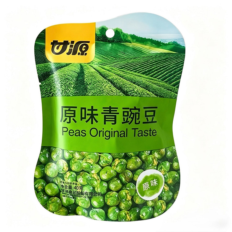 甘源青豆 原味青豌豆童年零食独立小包装休闲零食品 40 克