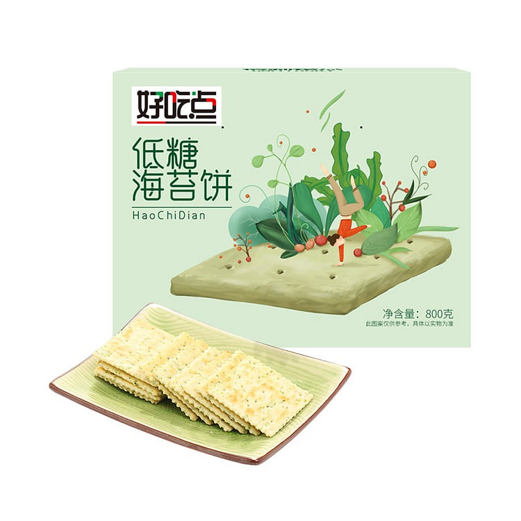 Haochidain Low-Sugar Seaweed Biscuits (800g) 800 g