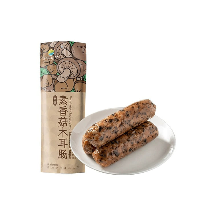 Whole Perfect Food | Vegetarian Sausage with Mushroom and Fungus Soy Products 200 g