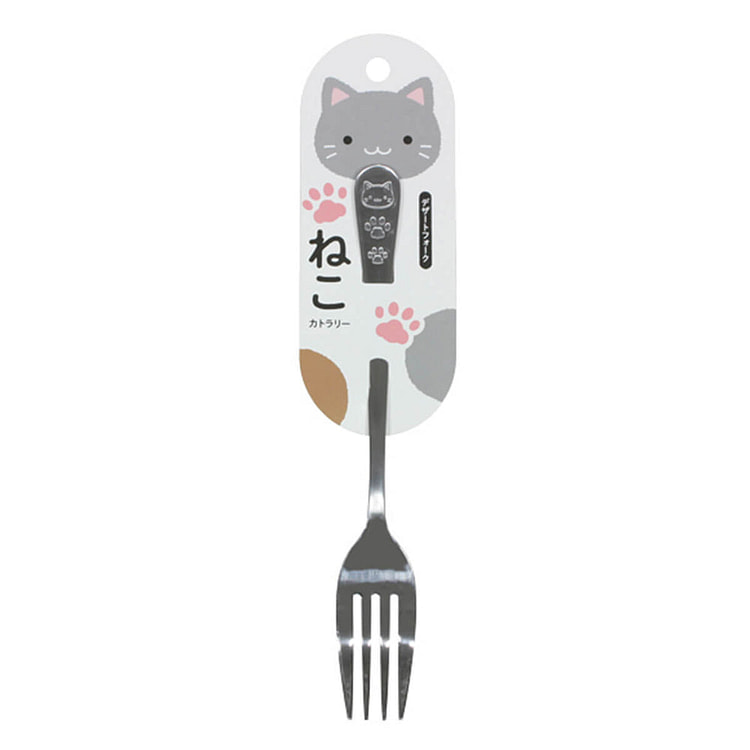 Watts Cat Themed Dessert Fork 17.6cm 1 each