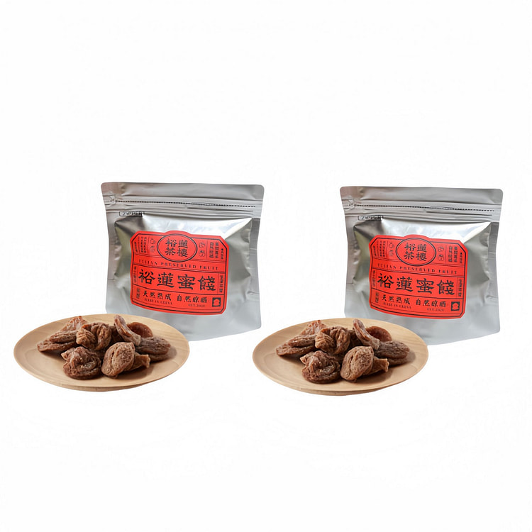 裕莲茶楼十蒸九晒梅80g*2袋