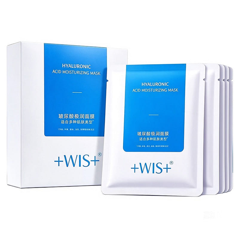 WIS Hyaluronic Mask Triple Moisture 10 Sheets 1 box