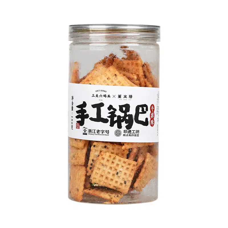 Handmade Crispy Rice Beef Steak Flavor 180g 180 g