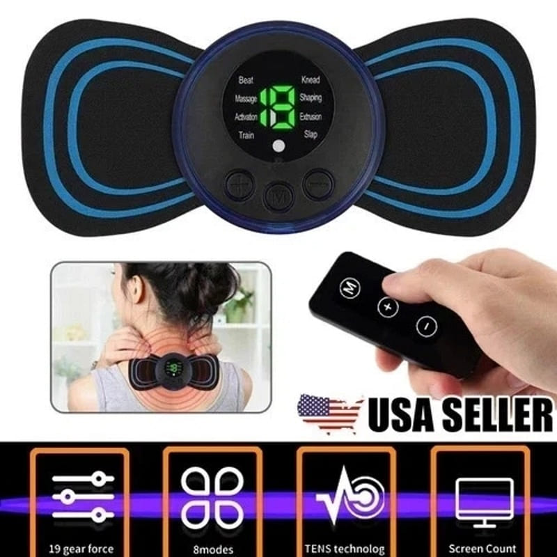 Mini Portable EMS Neck Massager Electric 1 pack