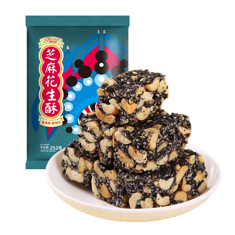 芝麻花生糖252g*1