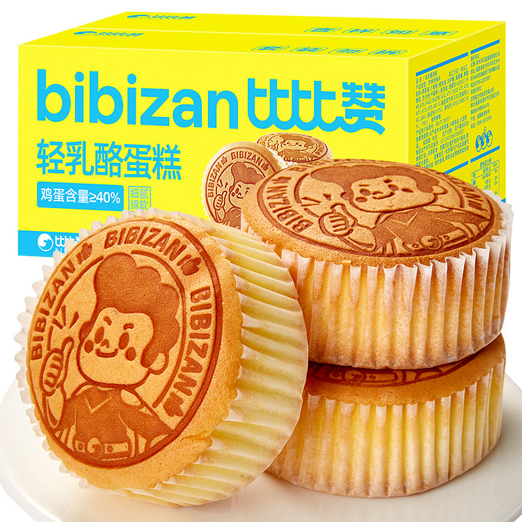 比比赞轻乳酪蛋糕面包300g/箱