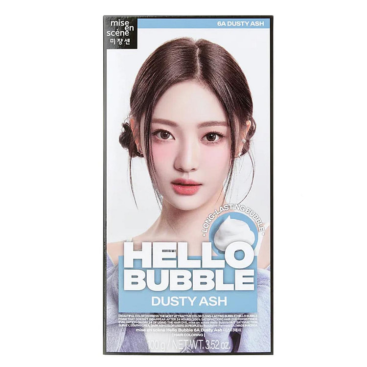 Miseen scene Hello bubble 6A DUSTY ASH Ammonia-Free, 24-Hour Long Lasting C