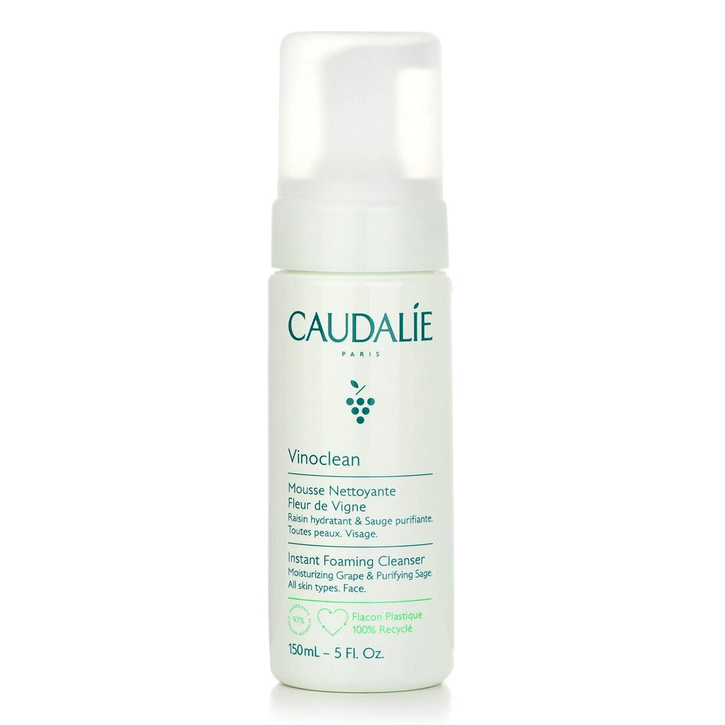 Caudalie Vinoclean Instant Foaming Cleanser 150ml/5oz 150 ml
