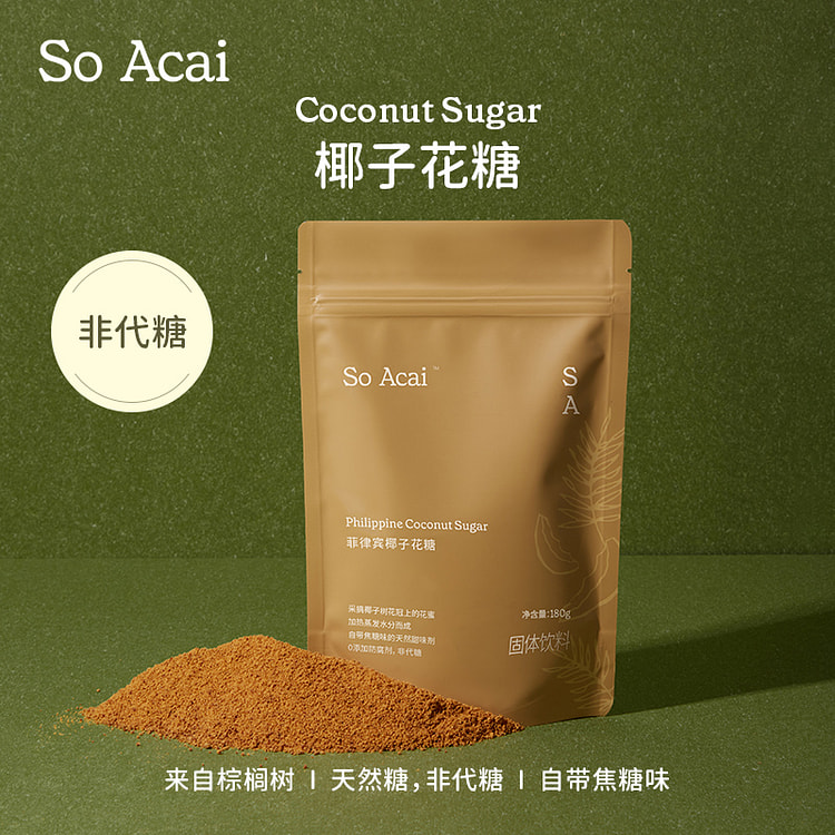 soacai 椰子花糖烘焙咖啡专用 180g*1袋
