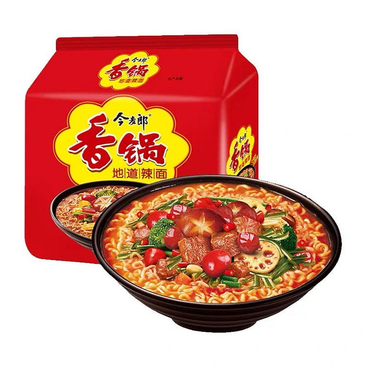 Jinmailang Spicy Hot Pot Instant Noodles 120g*5 600 g
