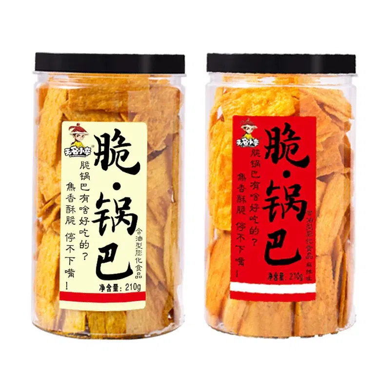 Crispy crispy rice crust 1 barrel+spicy 1 barrel. 420 g