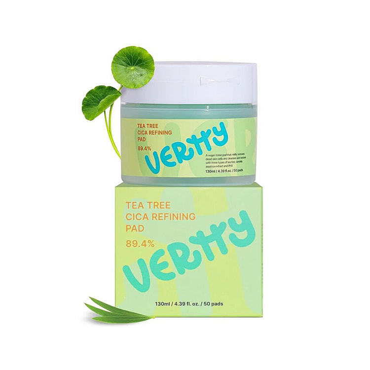 [Vertty] Tea Tree Cica Toner Pad 50pads
