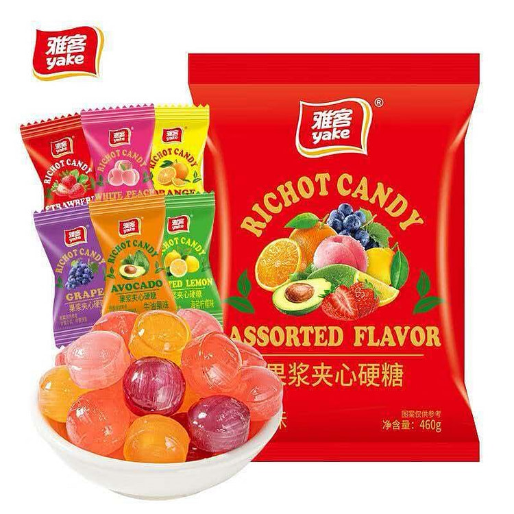 Yake Fruit Pulp Filled Hard Candy 460g 460 g