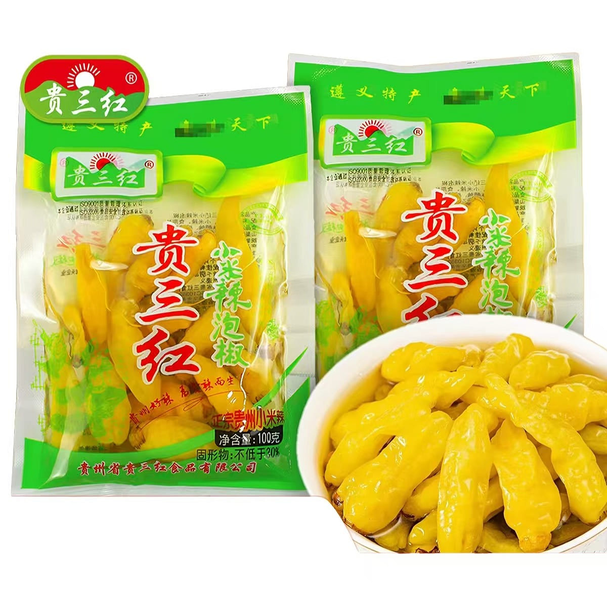 Millet spicy pickled pepper 100g*1 bag 100 g