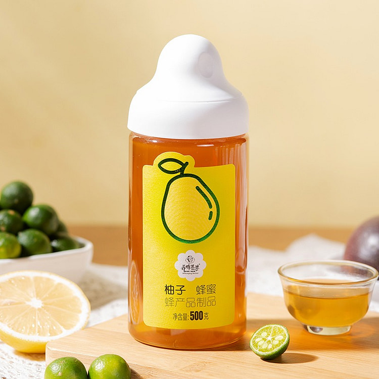 柚子蜂蜜 柚香蜂蜜水 润喉养颜蜂蜜制品 1 瓶