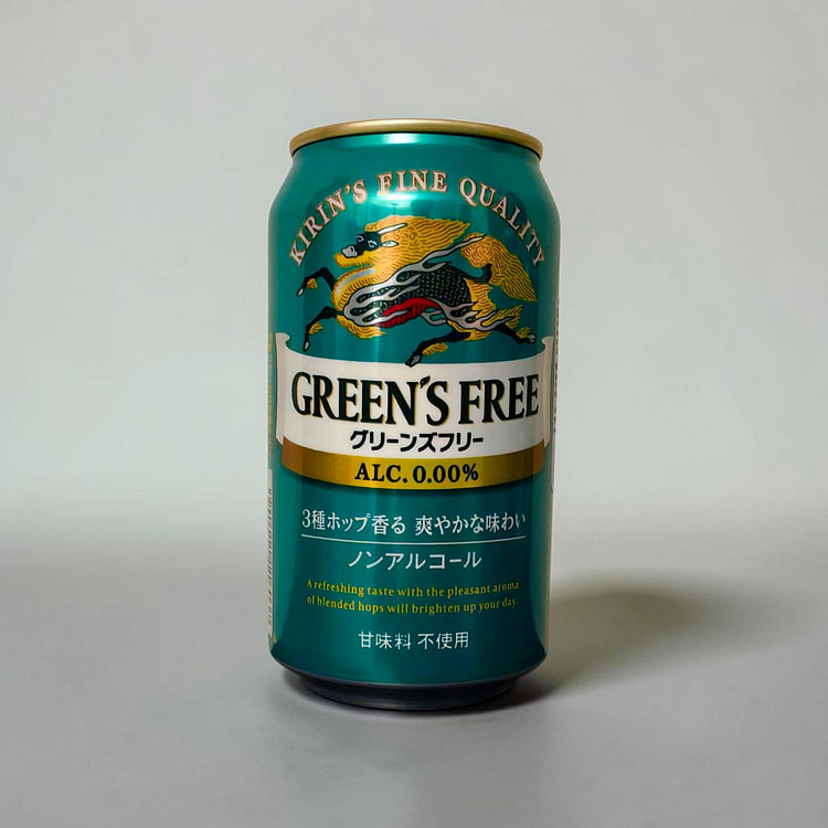 Kirin"Green's Free"Non-Alcoholic Beer-Taste Drink 350 ml