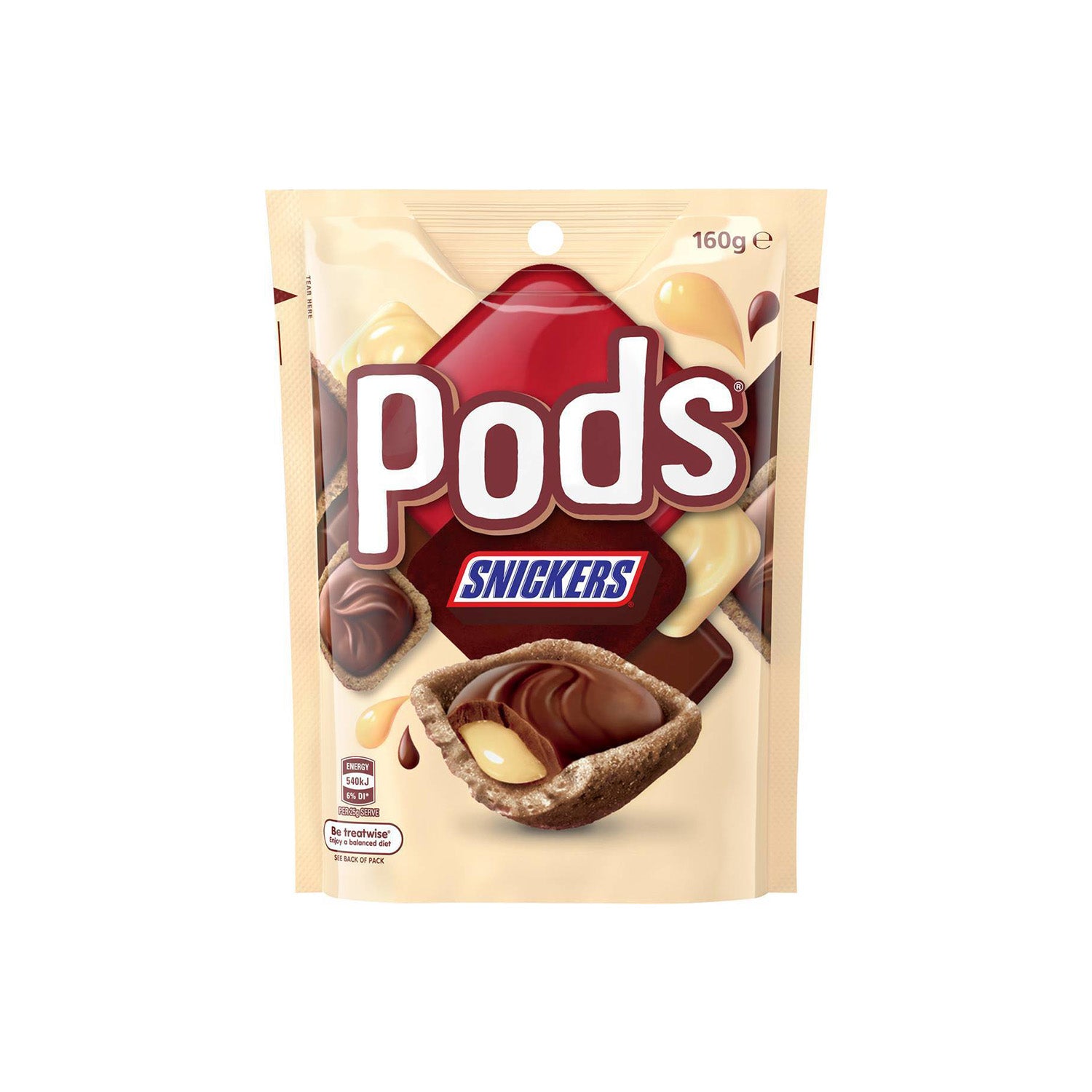 Snickers Pods (Australia) 1 each