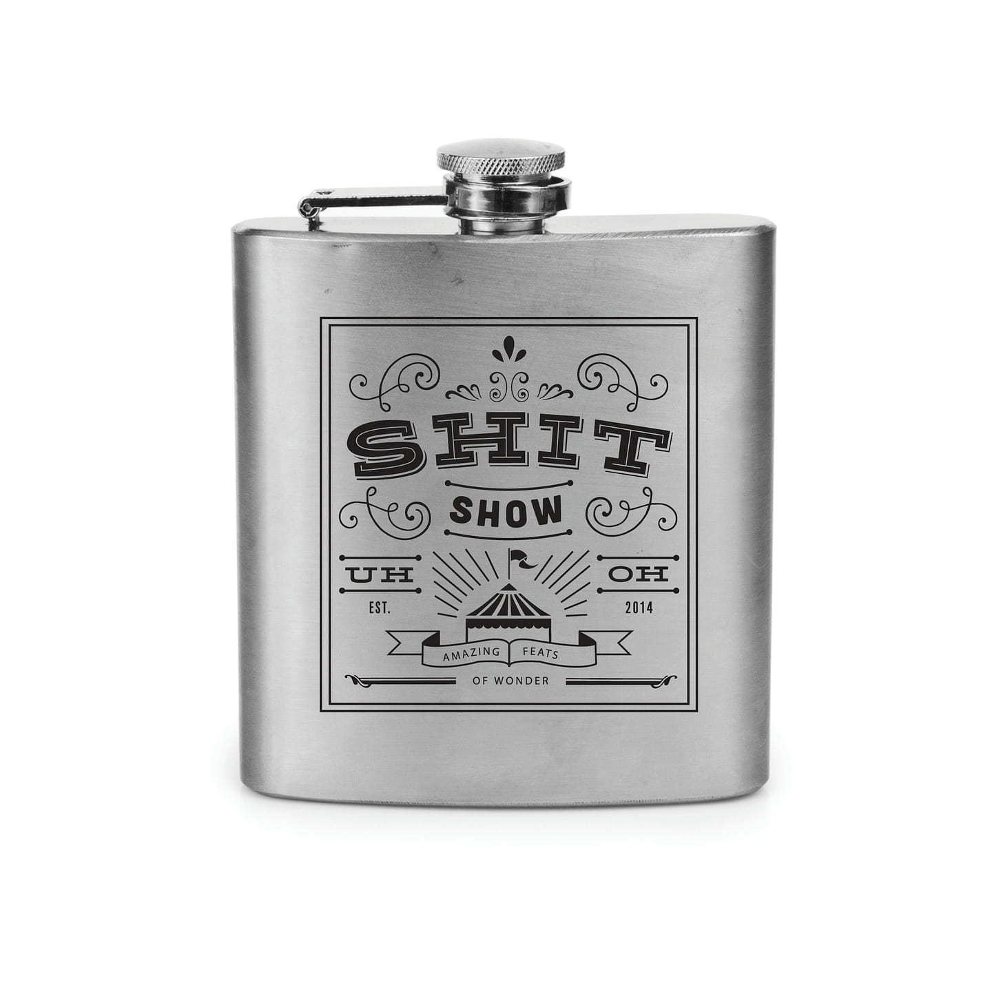 Shit Show Stainless Steel Flask by True 1 each