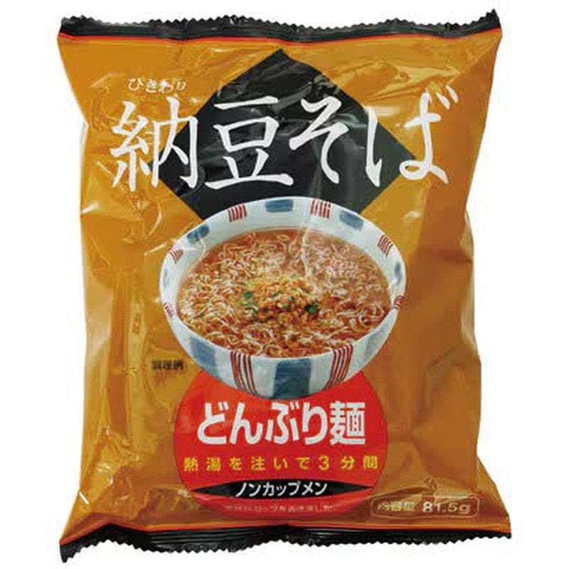 TOEI Foods Donburi Noodles Natto Soba 81.5g 1 each