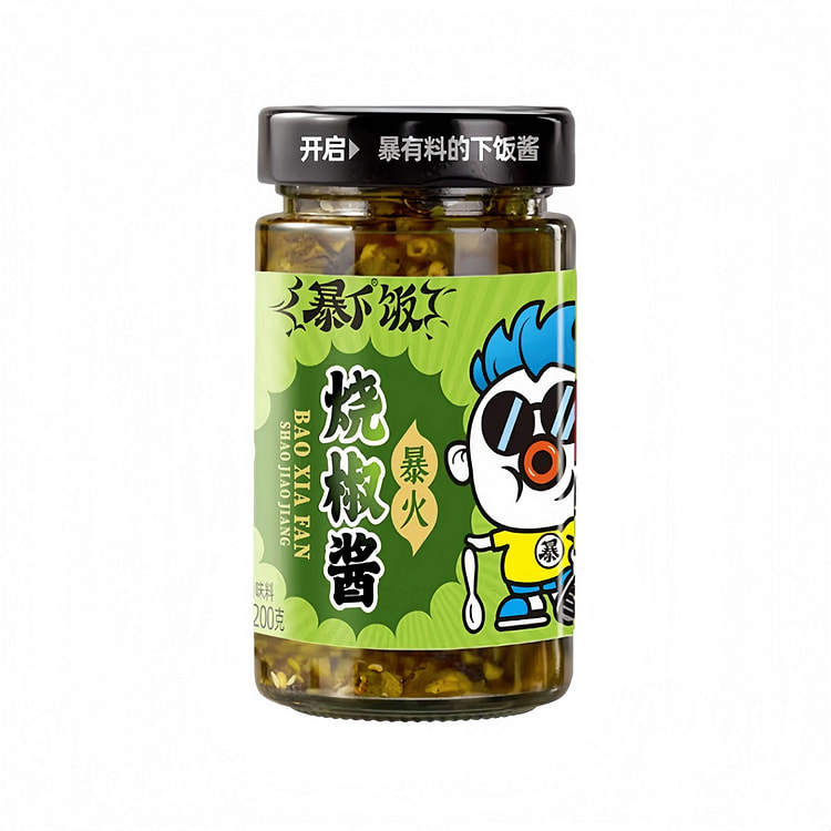 吉香居 暴下饭川式炭烤烧椒酱200g*1瓶 200 克